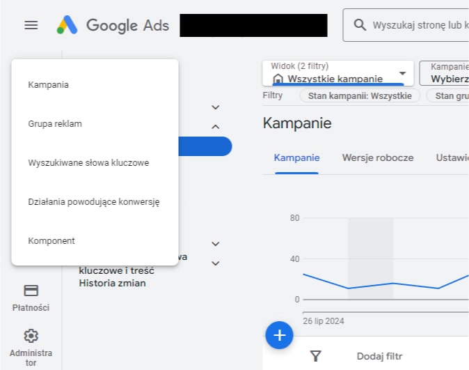 tworzenie kampanii Google Ads